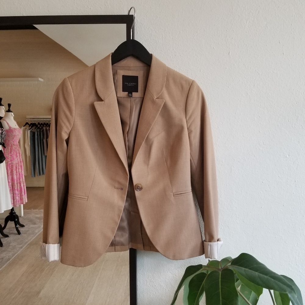 Camel Suit Jacket